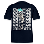 Hestian, Rose, 1st | Essential, Relaxed Fit Unisex Bio T-Shirt - Navy