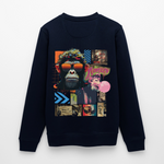 Perîzar, Affen, 1st | Roller, Unisex Bio-Sweatshirt - Navy