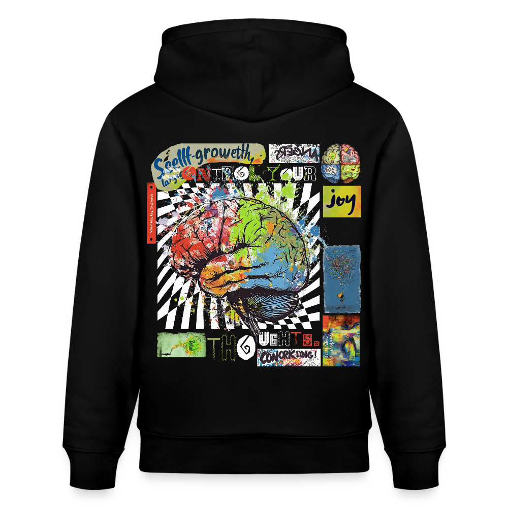 Apollon, Gehirn, 1st | Cruiser, Unisex Bio-Hoodie - Schwarz
