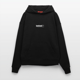 Quetzalcoatl, Vogel, 1st | Heavyweight Oversized Bio Hoodie, Unisex - SOLID BLACK