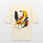 Vegaon, Banane, 1st | Blaster, Oversize Bio T-Shirt, Unisex - Weißgrau