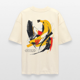 Vegaon, Banane, 1st | Blaster, Oversize Bio T-Shirt, Unisex - Weißgrau