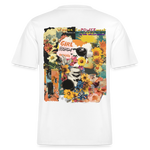 Vaelthar, Blumen, 1st | Essential, Relaxed Fit Unisex Bio T-Shirt - Weiß