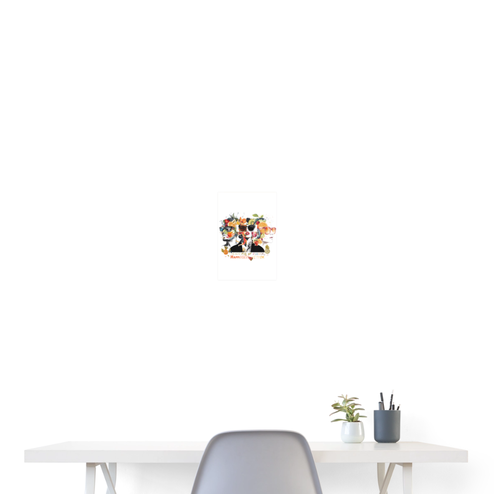 Sylvaris, Gesichter, 1st | Poster 20x30 cm - Weiß