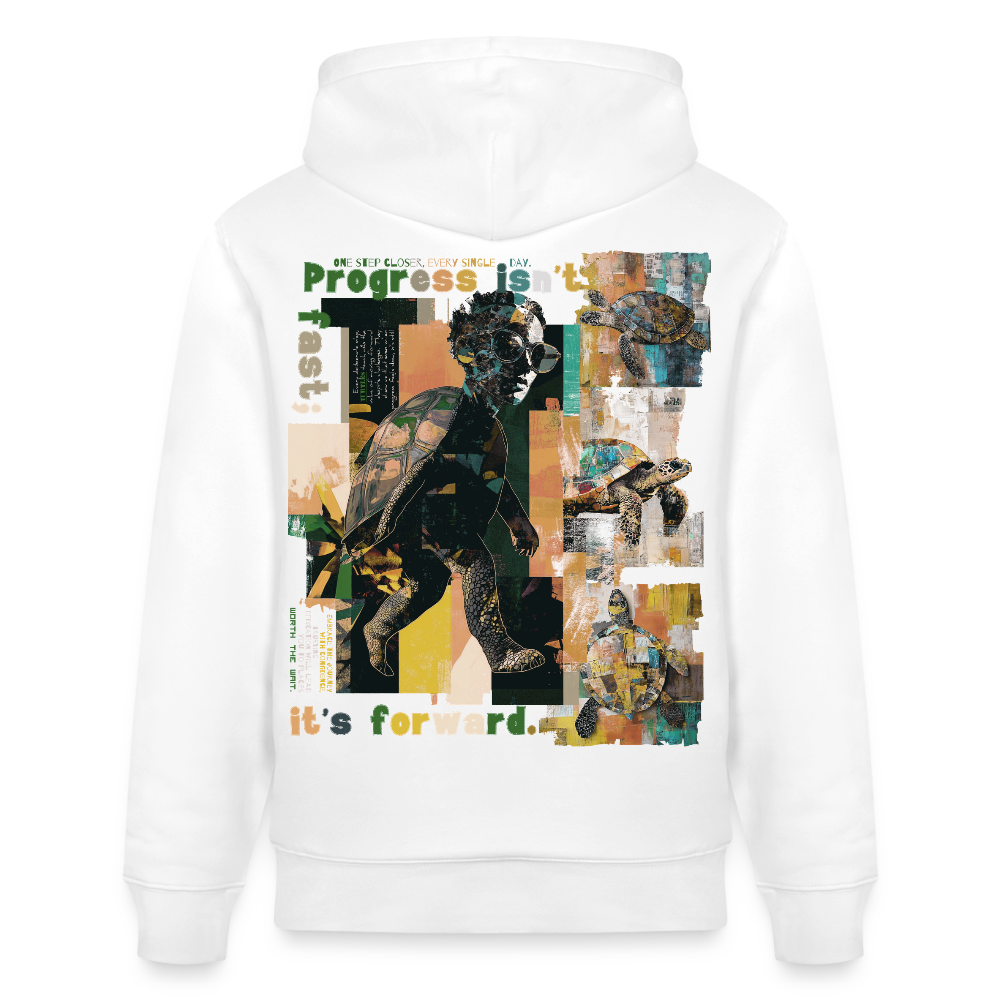 Xantherion, Schildkröte, 1st | Cruiser, Unisex Bio-Hoodie - Weiß