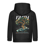 Hades, Baum, 1st | Kinder Zip Hoodie - Schwarz