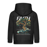 Hades, Baum, 1st | Kinder Zip Hoodie - Schwarz