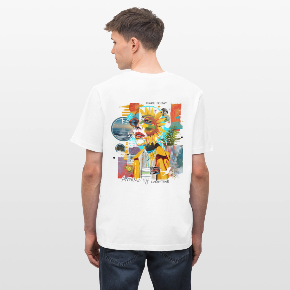 Rivandor, Fantasie, 1st | Essential, Relaxed Fit Unisex Bio T-Shirt - Weiß