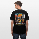 Morphean, Lokomotive, 1st | Essential, Relaxed Fit Unisex Bio T-Shirt - Schwarz
