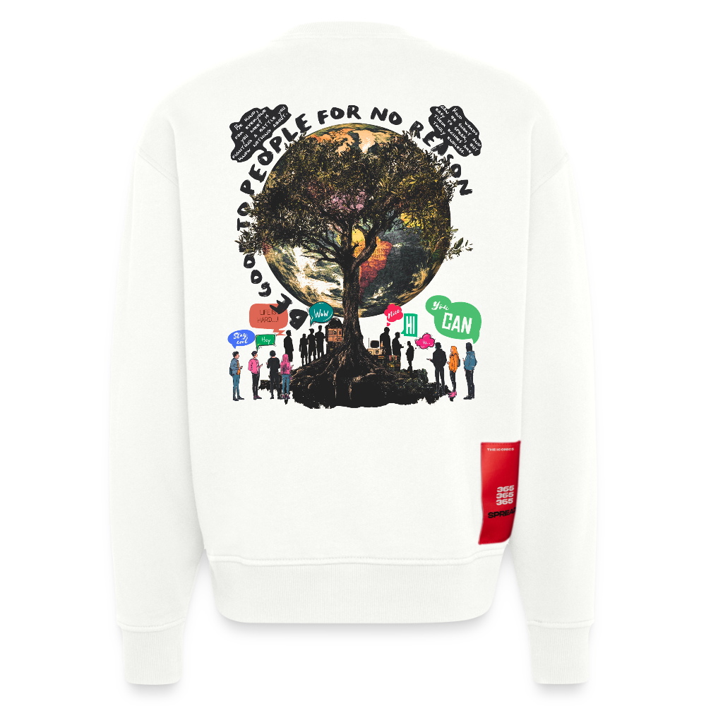 Thalvion, Baum, 1st | Heavyweight Oversized Bio Sweater, Unisex - OFF WHITE