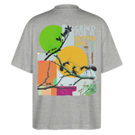 Draganis, Ameisen, 1st | Blaster, Oversize Bio T-Shirt, Unisex - Grau meliert