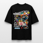 Xizir, Gesicht, 1st | Blaster, Oversize Bio T-Shirt, Unisex - Schwarz