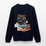 Gulperî, Glühbirne, 1st | Roller, Unisex Bio-Sweatshirt - Navy