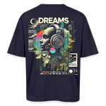 Harmonian, Fantasie, 1st | Breezy, Oversized Unisex T-Shirt - Navy
