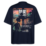 Erosan, Fenster, 1st | Blaster, Oversize Bio T-Shirt, Unisex - Navy