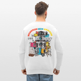 Zarethor, Kamera, 1st | Roller, Unisex Bio-Sweatshirt - Weiß