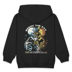 Fujin, Totenkopf, 1st | Kinder Zip Hoodie - Schwarz