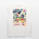 Tenebris, Schmetterling, 1st | Heavyweight Oversized Bio Tank Top, Unisex - OFF WHITE