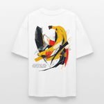 Vegaon, Banane, 1st | Blaster, Oversize Bio T-Shirt, Unisex - Weiß