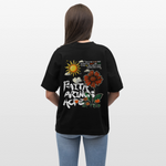 Odin , Blume, 1st | Blaster, Oversize Bio T-Shirt, Unisex - Schwarz