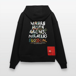 Quetzalcoatl, Vogel, 1st | Heavyweight Oversized Bio Hoodie, Unisex - SOLID BLACK