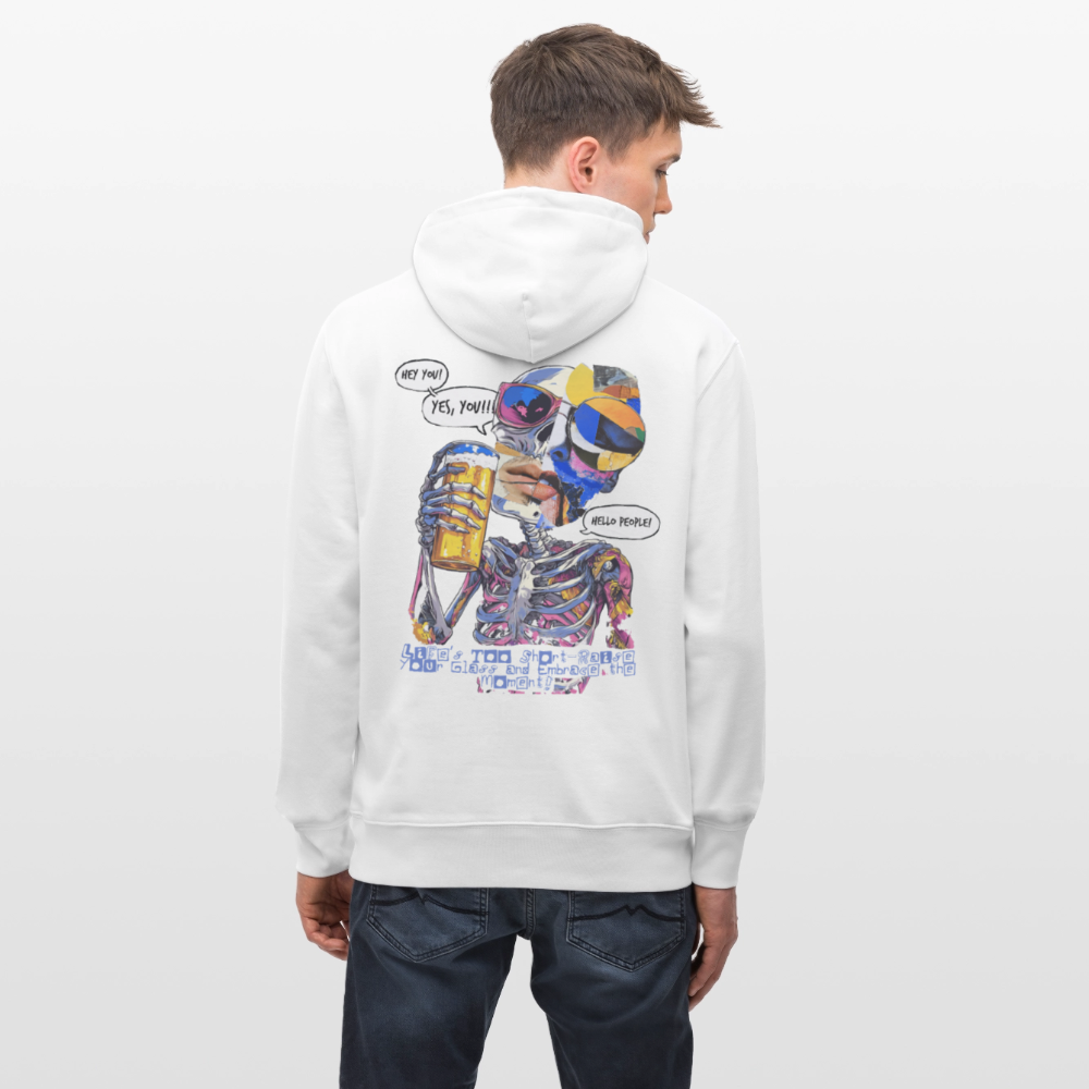 Vorthalos, Skelet, 1st | Cruiser, Unisex Bio-Hoodie - Weiß