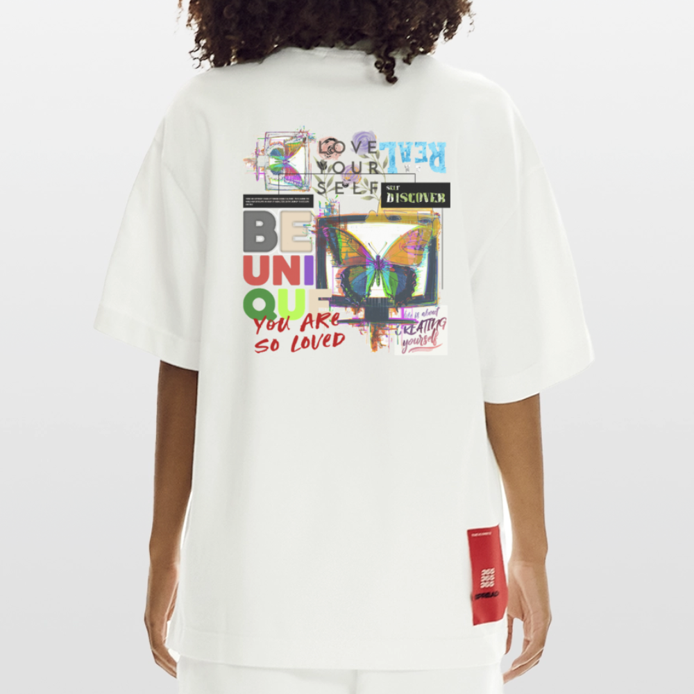 Orvathar, Fernseher, 1st | Heve, Heavyweight Oversized Bio T-Shirt, Unisex - OFF WHITE