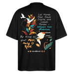 Arwa, Taube, 1st | Blaster, Oversize Bio T-Shirt, Unisex - Schwarz