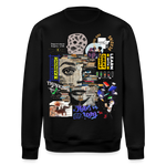 Tianlong, Gesicht, 1st | Roller, Unisex Bio-Sweatshirt - Schwarz
