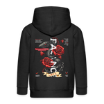 Hephani, Schlange, 1st | Kinder Zip Hoodie - Schwarz