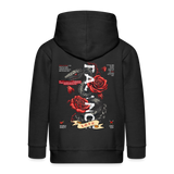 Hephani, Schlange, 1st | Kinder Zip Hoodie - Schwarz