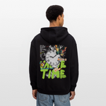Ifrit, Uhr, 1st | Freshhood, Oversized Unisex Hoodie - Schwarz