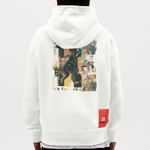 Xantherion, Schildkröte, 1st | Heavyweight Oversized Bio Hoodie, Unisex - OFF WHITE
