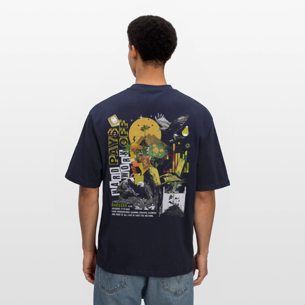 Ryujin, Falke, 1st | Breezy, Oversized Unisex T-Shirt - Navy