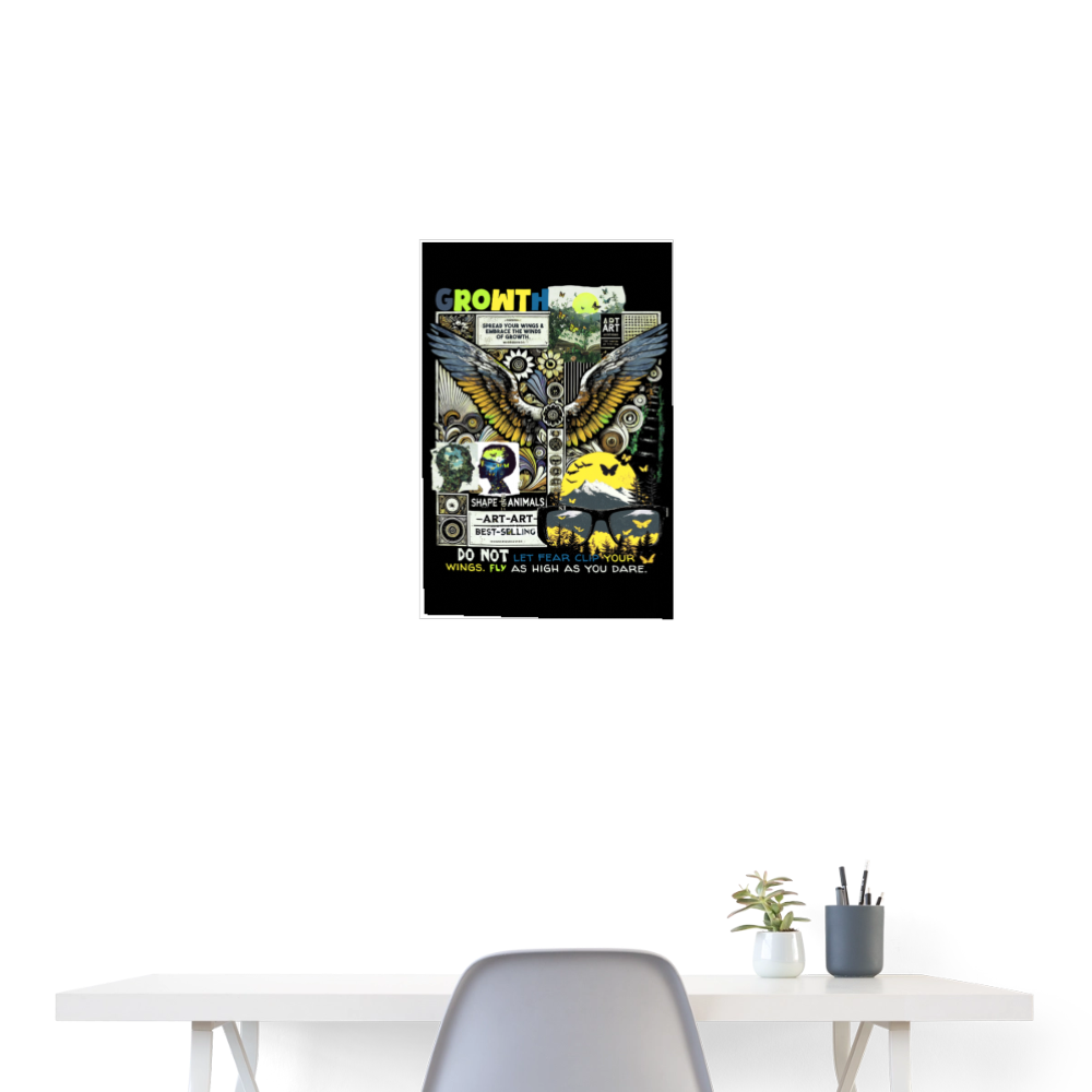 Lugh , Engel, 1st | Poster 40x60 cm - Weiß