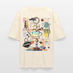 Nytheris, Waage, 1st | Blaster, Oversize Bio T-Shirt, Unisex - Weißgrau
