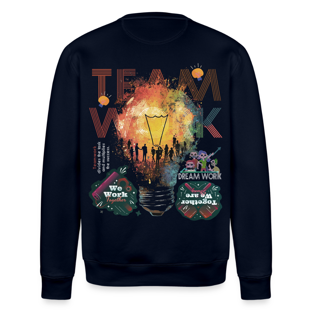 Inari, Glühbirne, 1st | Roller, Unisex Bio-Sweatshirt - Navy