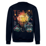 Inari, Glühbirne, 1st | Roller, Unisex Bio-Sweatshirt - Navy