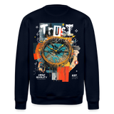 Demeteros, Uhr, 1st | Roller, Unisex Bio-Sweatshirt - Navy