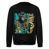 Herakles, Gorilla, 1st | Roller, Unisex Bio-Sweatshirt - Schwarz
