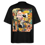 Vaelthar2, Blumen, 1st | Blaster, Oversize Bio T-Shirt, Unisex - Schwarz