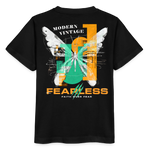 Azazîl, Schmetterling, 1st | Kinder Bio T-Shirt - Schwarz