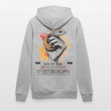 Eldamar, Schlange, 1st | Cruiser, Unisex Bio-Hoodie - Grau meliert