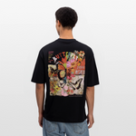 Azaroth, Schmetterling, 1st | Breezy, Oversized Unisex T-Shirt - Schwarz