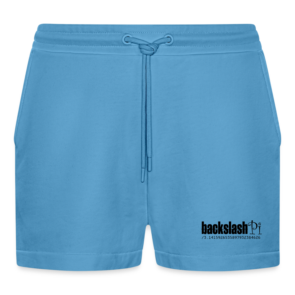 Organic Relaxed Cropped Shorts Made in EU -  Sol Blue