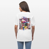 Callistara, Frau, 1st | Essential, Relaxed Fit Unisex Bio T-Shirt - Weiß