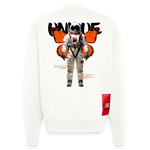 Lunaris, Astronaut, 1st | Heavyweight Oversized Bio Sweater, Unisex - OFF WHITE