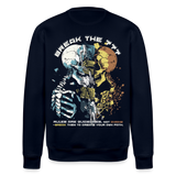Fujin, Totenkopf, 1st | Roller, Unisex Bio-Sweatshirt - Navy