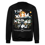 Ereshkigal, Berge, 1st | Roller, Unisex Bio-Sweatshirt - Schwarz