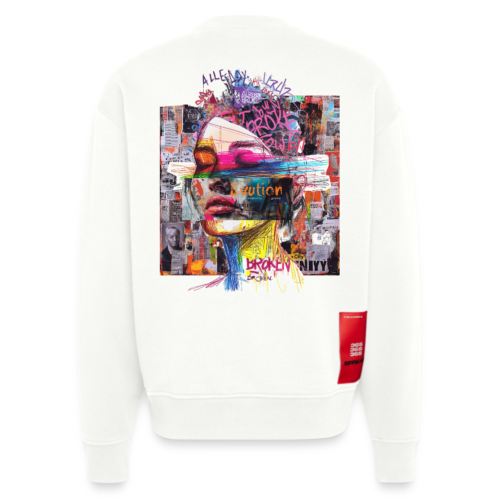 Callistara, Frau, 1st | Heavyweight Oversized Bio Sweater, Unisex - OFF WHITE
